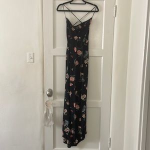 Reformation maxi floral dress